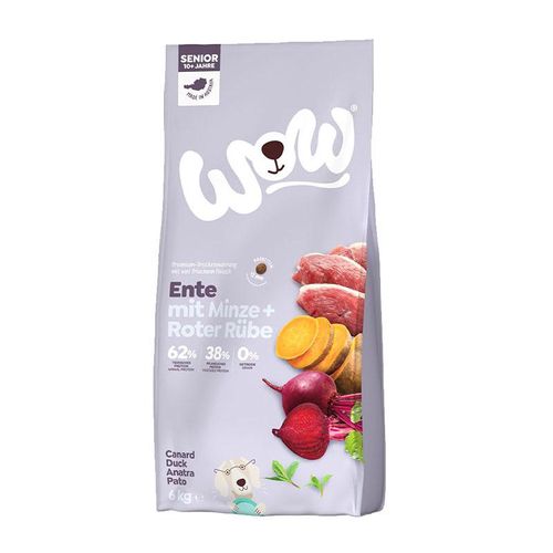 WOW Senior Ente mit Minze 2×6 kg