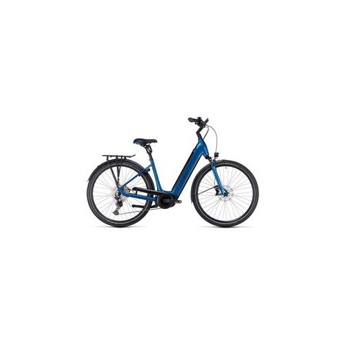 Cube Supreme Sport Hybrid EXC 625 – Easy Entry Elektro City Bike 2023 | blue ́n ́black – S