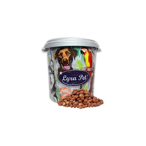 10 kg Lyra Pet® Erdnusskerne mit Haut in 30 L Tonne
