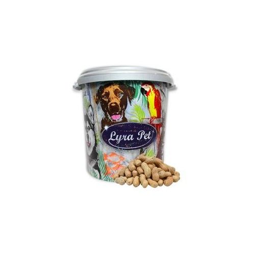 10 kg Lyra Pet® Erdnusskerne in Schoten in 30 L Tonne