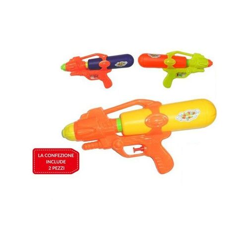 Trade Shop Traesio - 2 stück wasserpistole kinderspielzeug meer pool garten 28 cm