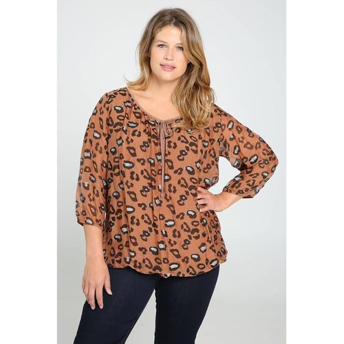 Paprika Bluse in Camel - 48/50