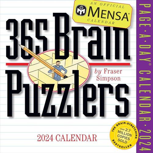 Mensa(r) 365 Brain Puzzlers Page-A-Day Calendar 2024