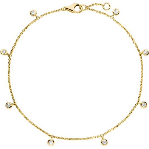 VANDENBERG Damen Armband, 585er Gold mit 8 Diamanten, zus. ca. 0,20 Karat, gold