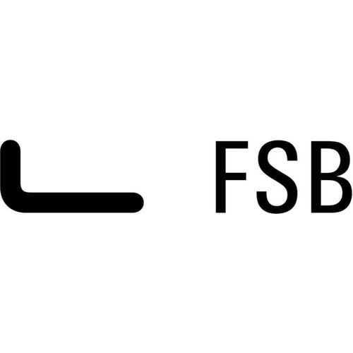 Fenstergriffbaugr.abschließbar Rosette oval Edelstahl fein matt – FSB