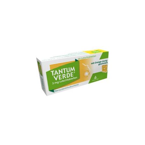 Tantum Verde 3 mg Lutschtabl.m.Orange-Honiggeschm. 20 St