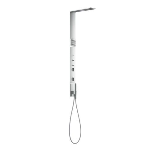 Hansgrohe Duschpaneel Axor ShowerComposition Thermostat Kopfbrause 110/220 1jet chrom, 12595000 12595000