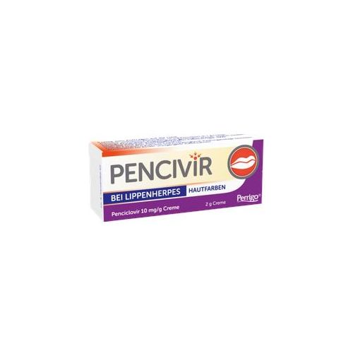 Pencivir bei Lippenherpes Creme hautfarben 1% 2 g
