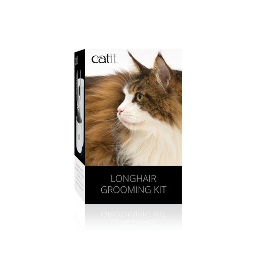 Catit Grooming Kit - Bürsten-Set für Katzen, Set für langhaarige Katzen