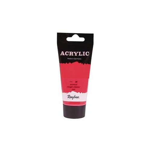 Rayher Acrylic Acrylfarben echtrot 75,0 ml