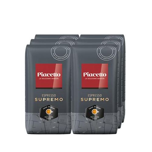 Piacetto Espresso Supremo - 6x 1 kg Ganze Bohne