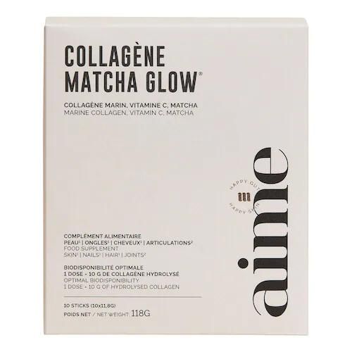 Aime – Collagen Matcha Glow – Nahrungsergänzungsmittel – matcha Glow Boite De 10 Sticks Relaunch