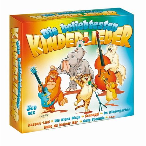 Die beliebtesten Kinderlieder (3CD-Box) - Various. (CD)