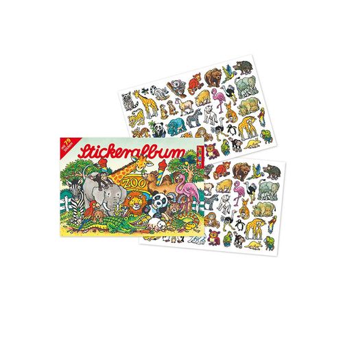 Lutz Mauder Stickeralbum "Zoo" in Bunt