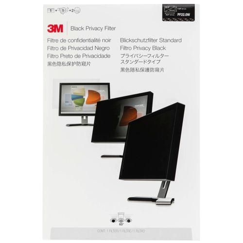 3M PF220W1B Blickschutzfilter Black für 55,9cm 22,0 16:10