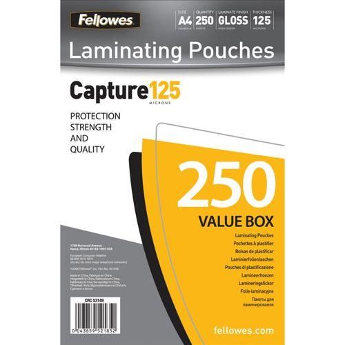 Fellowes Laminierfolie A4 125mic glänzend - 250 Stück