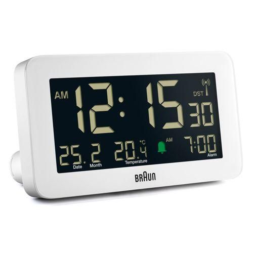 BRAUN BC10 DCF-W Funkwecker weiß
