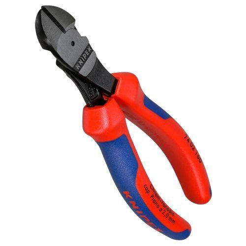 KNIPEX Kraft-Seitenschneider atramentiert 160 mm