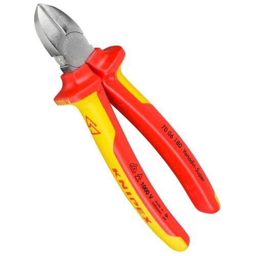 KNIPEX Seitenschneider verchromt 180 mm