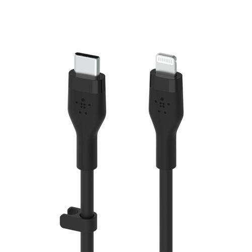 Belkin Flex Lightning/USB-C 15W 2m, mfi, 15W, schw. CAA009bt2MBK