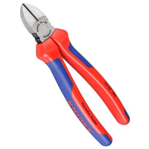 KNIPEX Seitenschneider schwarz atramentiert poliert 180 mm