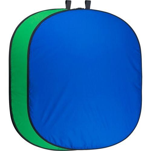 Walimex pro Falthintergrund 150x210cm grün/blau
