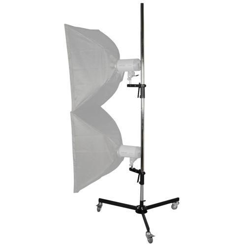 Walimex pro Roll-Stativ, 223cm, mit 2 Klemmhaltern