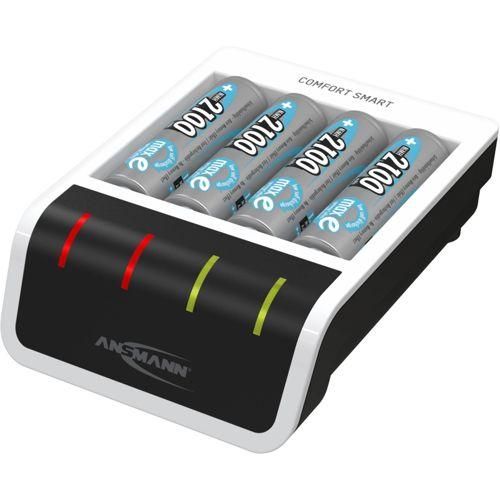Ansmann Comfort Smart Ladegerät inkl. 4 AA Mignon Akkus 2100mAh