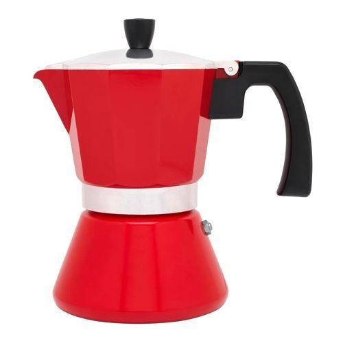 Leopold Vienna Espressokocher 6 Tassen/rot/Induktion LV113007