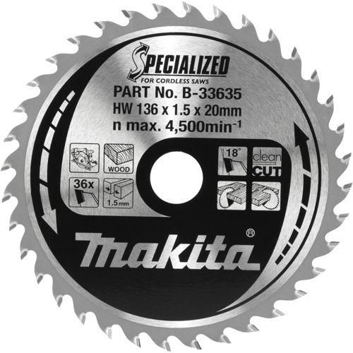 Makita B-33635 SPECIALIZED Sägeb.136x20x36Z