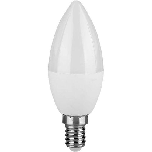 V-tac - 217265 led eek f (a - g) E14 Kerzenform 4.50 w Kaltweiß (ø x h) 39 mm x 102 mm 3 St.