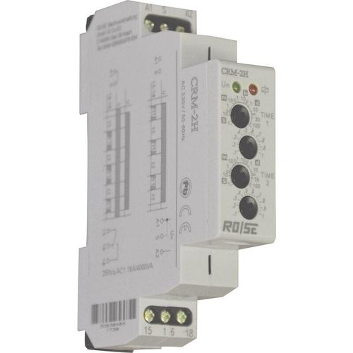 CRM-2H/UNI CRM-2H/UNI Zeitrelais Multifunktional 12 v/dc, 12 v/ac, 240 v/dc, 240 v/ac 1 St. – Rose Lm