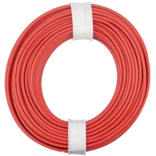 ROT - Donau Elektronik 125-010 Litze 1 x 0.25 mm² 10 m