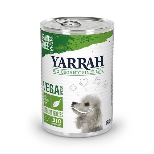 Yarrah Bio-Hundefutter Bröckchen, 12 x 380 g vegetarisch