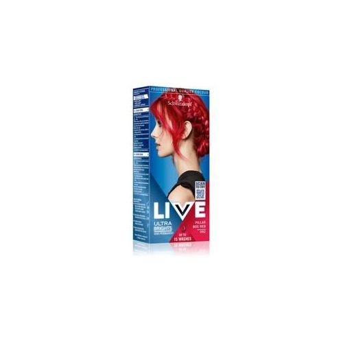 Schwarzkopf LIVE Ultra Brights or Pastel Haartönung Farbton 092 Pillar Box Red
