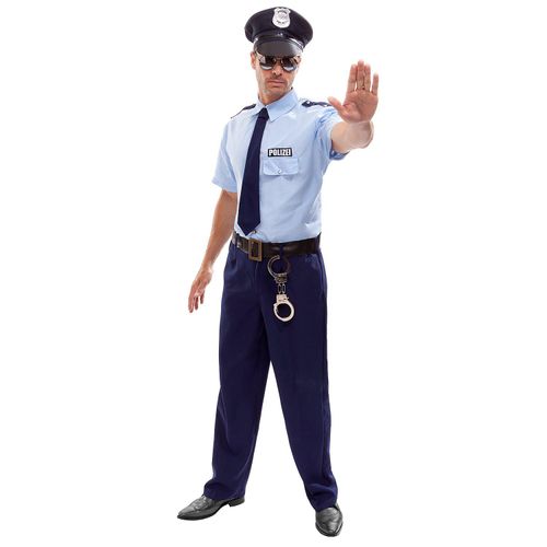 Polizist-Kostüm "Mike" für Herren