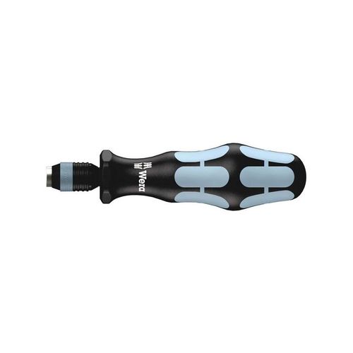 Wera 3816 R Bits-Handhalter mit Rapidaptor Schnellwechselfutter, Edelstahl, 1/4 Zoll x 119 mm