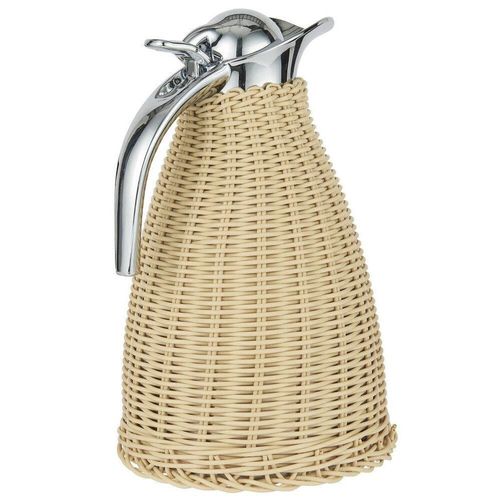 IB Laursen Thermoskanne mit Polyrattangeflecht, Höhe 27 cm, Ø 16,5 cm, natur