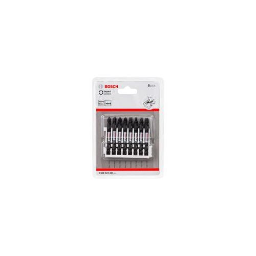 Pick and Click Impact Control Doppelklingenbit-Satz, 8-teilig 65mm, TORX, PH, PZ, Schlitz