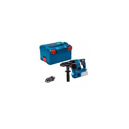 Akku-Bohrhammer GBH 18V-28 CF Professional solo, 18Volt blau/schwarz, ohne Akku und Ladegerät, Bluetooth, in L-BOXX