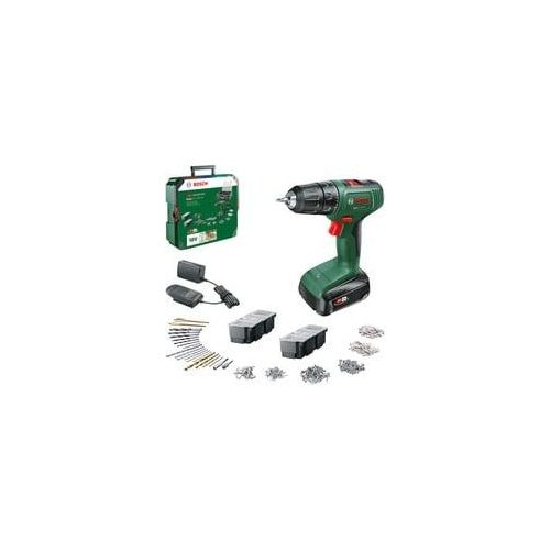 Akku-Bohrschrauber EasyDrill 18V-40 + SystemBox grün/schwarz, Li-Ionen Akku 1,5Ah, Koffer, POWER FOR ALL ALLIANCE