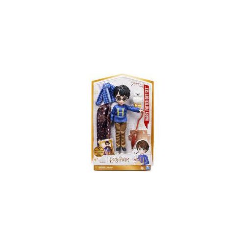 Wizarding World Harry Potter - Geschenkset mit Harry Potter-Puppe, Spielfigur ca. 20,3 cm groß, inkl. Besen, Tarnumhang und weiterem Zubehör