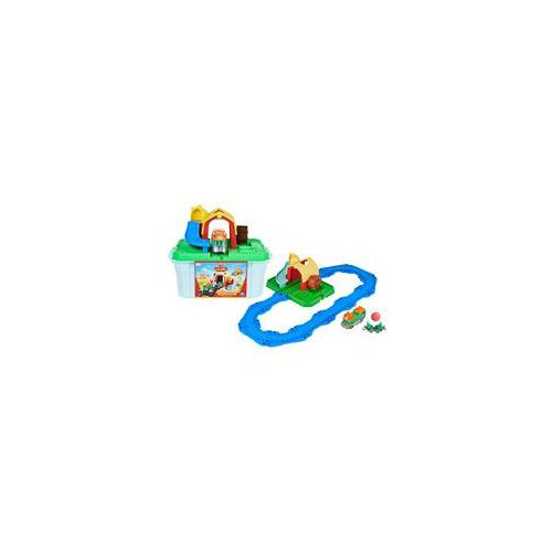 Mighty Express Farmbahnhof Spielset mit Farm-Frieda, Spielfahrzeug