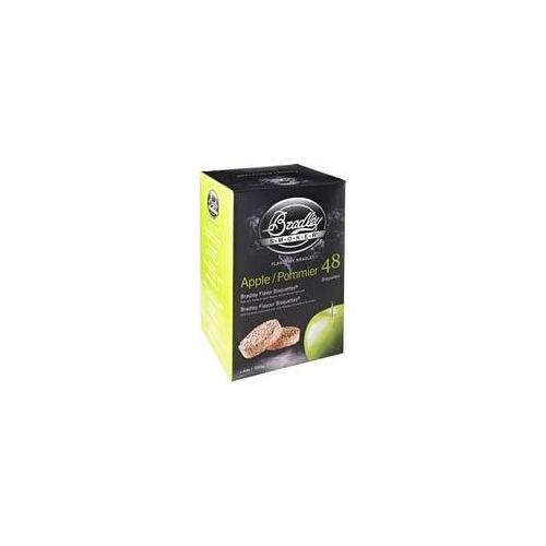 Apfel Bisquetten, 48 Stück, Räucherholz für Bradley Smoker