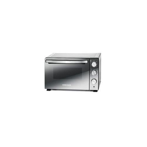 Back- und Grillofen BGS 1500, Mini-Backofen silber/schwarz