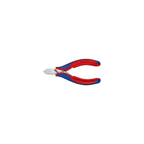 Elektronik-Seitenschneider 77 02 115, Schneid-Zange rot/blau, Länge 115mm