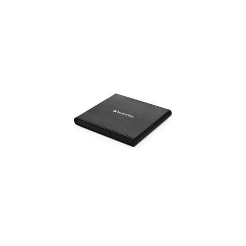 Externer Slimline CD-DVD-Brenner, externer DVD-Brenner schwarz, USB-A 2.0