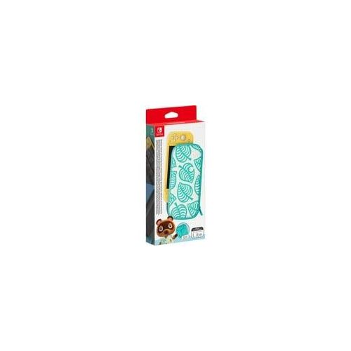 Switch Lite -Tasche & -Schutzfolie weiß/grün, Animal Crossing: New Horizons-Edition