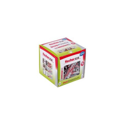 Dübel DUOPOWER 8x65 LD hellgrau/rot, 50 Stück