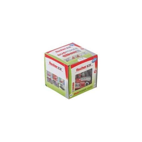 Dübel DUOPOWER 10x50 LD hellgrau/rot, 50 Stück